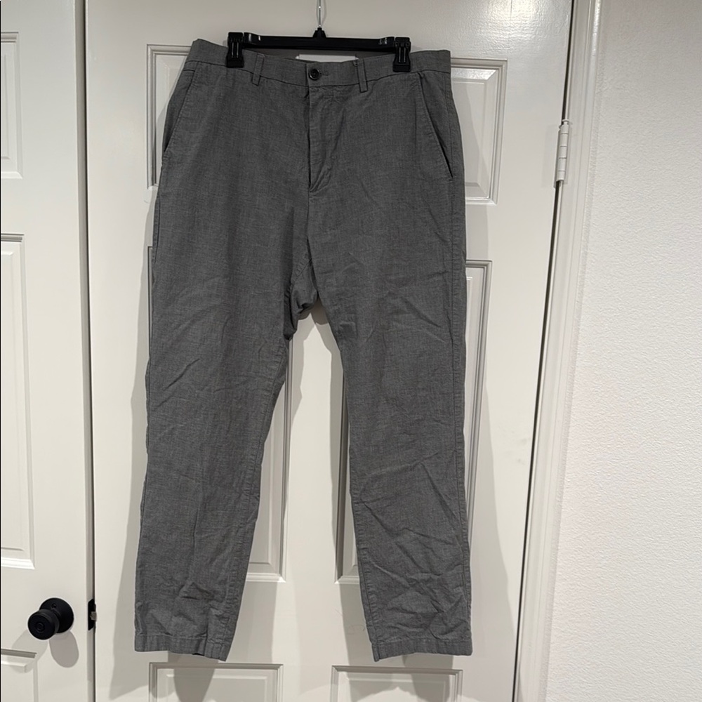 Banana Republic Kentfield Pant 36W 32 L Men's Gray Pants